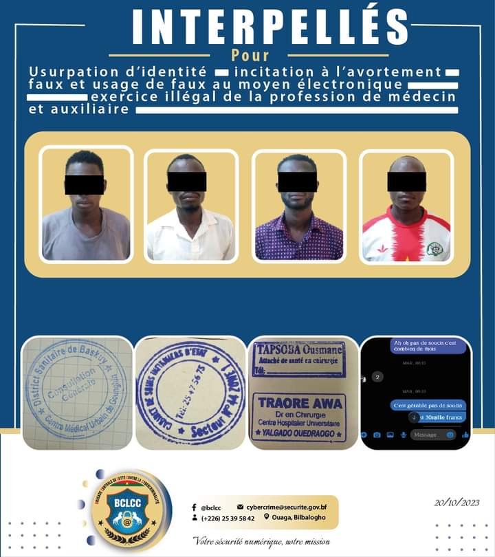 BCLCC Thwarts Cybercriminal Network Exploiting Social Media for Illegal Activities – Burkina Faso